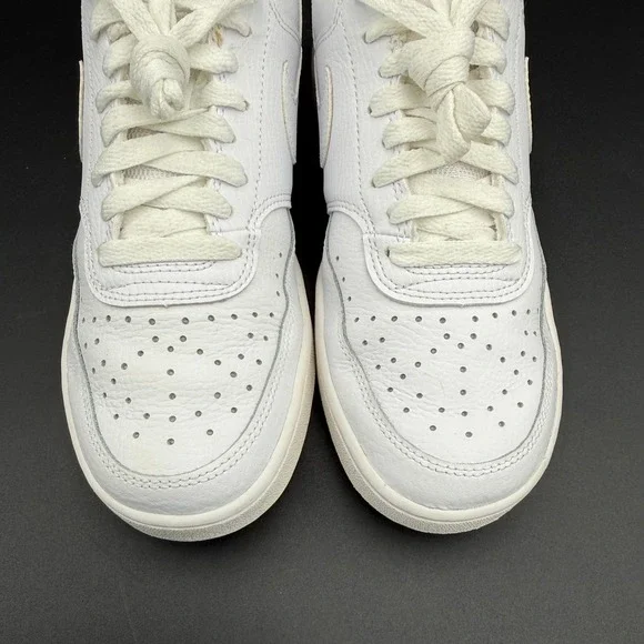 Nike Court Vision Low Womens White Sneakers CD5434-100 Size 9 - Picture 13 of 15